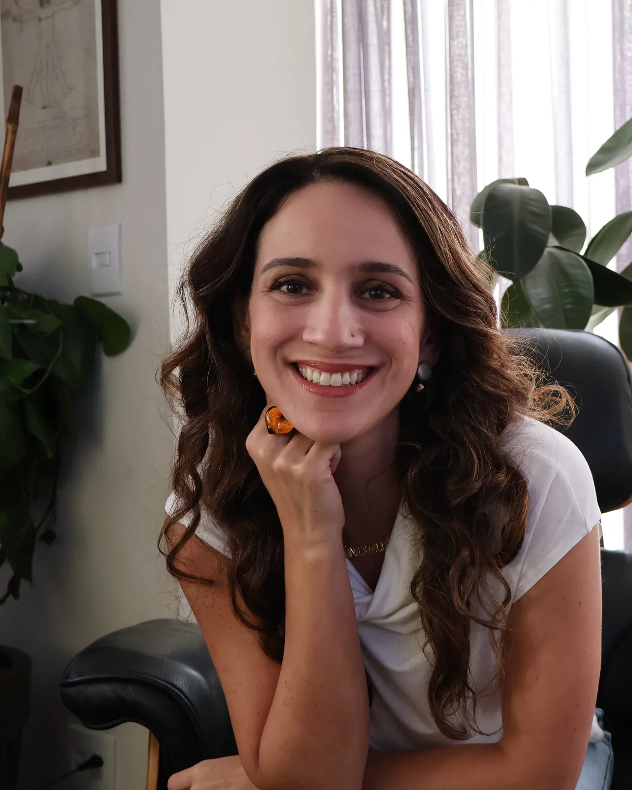 Ana Stella, psicanalista, em seu consultório na Vila Clementino